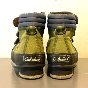 CABELAS STEEL SHANK WEATHER,HUNTING FLY FISHING SHOE BOOTS SZ 6